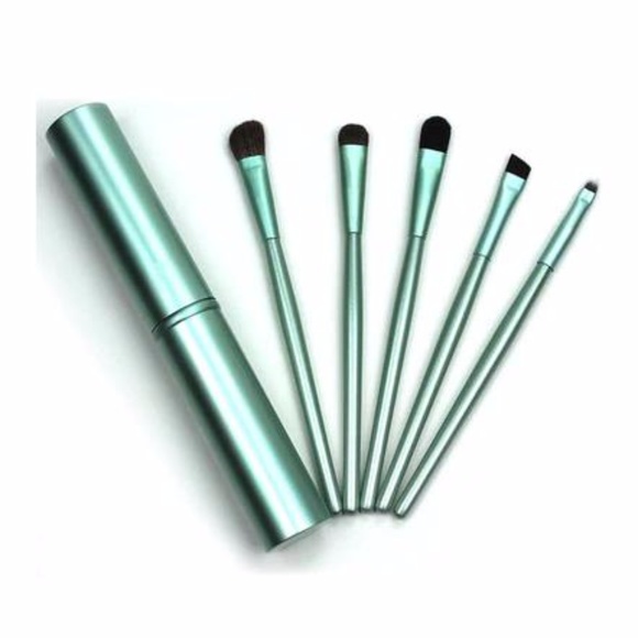 NEW 5pc Travel Makeup Brush Set W/Case - Picture 7 of 8